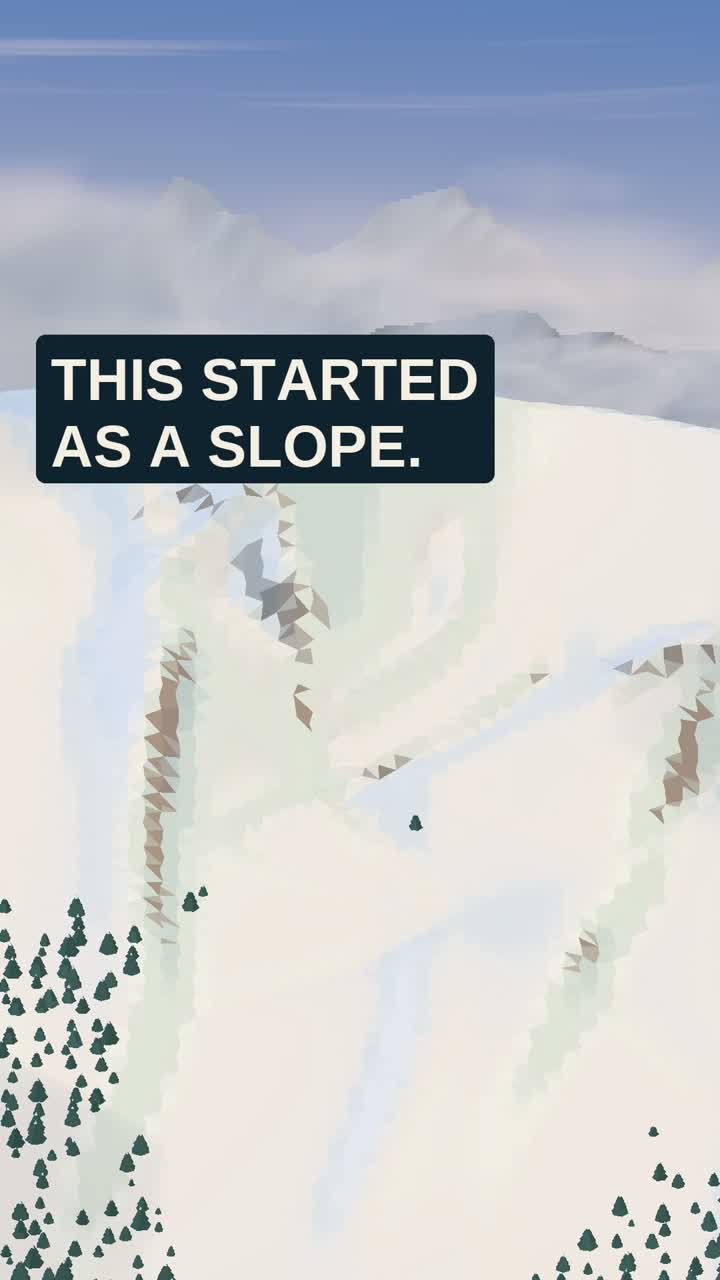 How a slope became a mountain