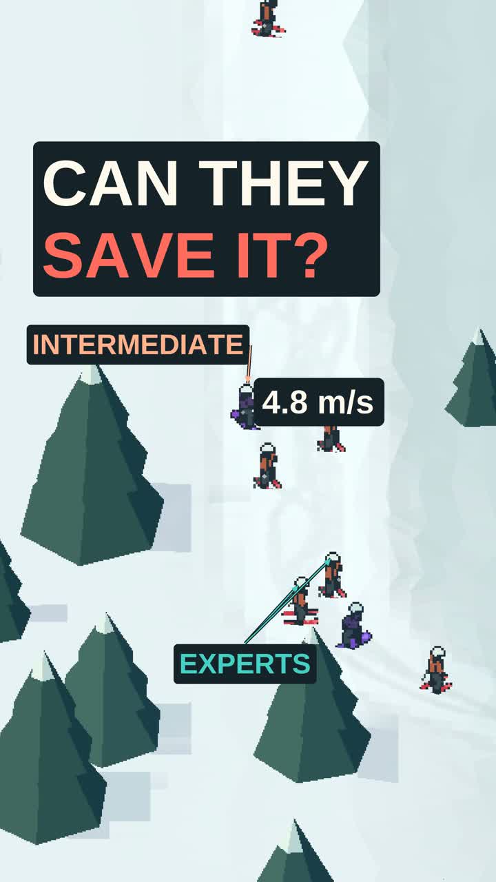 Can this skier save it?